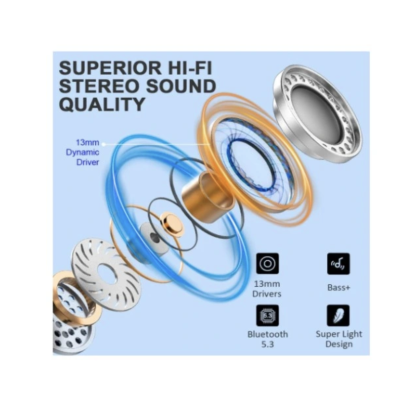 Słuchawki bezprzewodowe Drsaec J52 białe