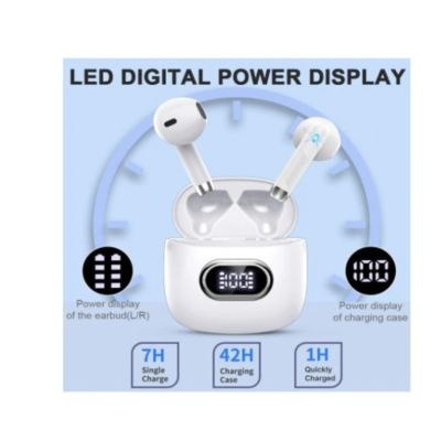 Słuchawki bezprzewodowe Drsaec J52 białe