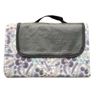 Koc piknikowy wodoodporny mata 130x180cm motyw roślinny